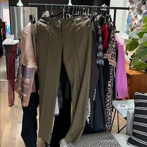 Helmut Lang Wool/leather Pants